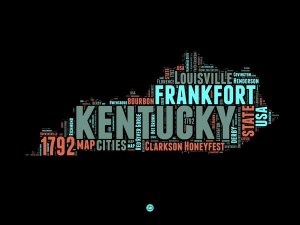 NAXART Studio - Kentucky Word Cloud 1