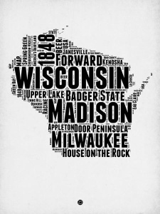 NAXART Studio - Wisconsin Word Cloud 2