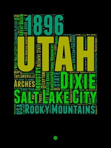 NAXART Studio - Utah Word Cloud 1