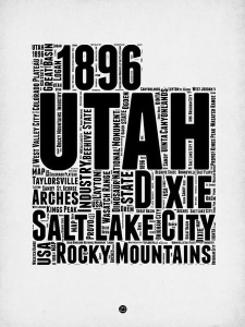 NAXART Studio - Utah Word Cloud 2