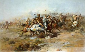 Charles M. Russell - The Custer Fight, 1903
