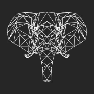 NAXART Studio - Elephant Polygon