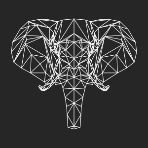 NAXART Studio - Elephant Polygon