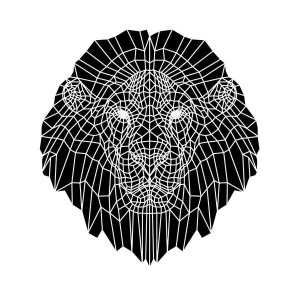 NAXART Studio - Lion Head Black Mesh 2