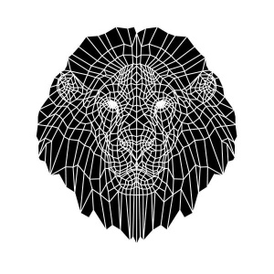 NAXART Studio - Lion Head Black Mesh 2