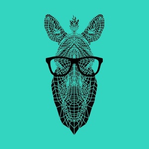 NAXART Studio - Zebra in Glasses