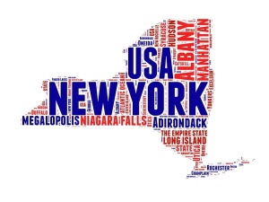 NAXART Studio - New York Word Cloud Map