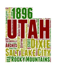 NAXART Studio - Utah Word Cloud Map