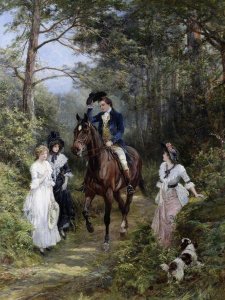 Heywood Hardy - The Meeting in the Forest, 1903