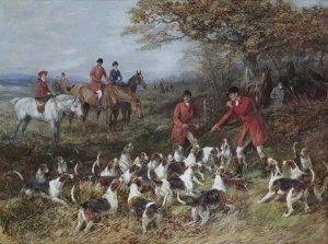 Heywood Hardy - Hunters and Hounds