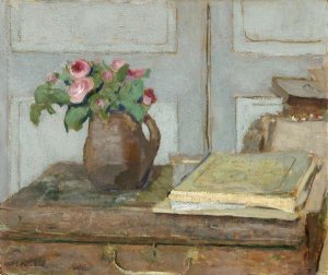 Edouard Vuillard - The Artist's Paint Box and Moss Roses, 1898