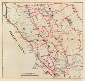 George W. Blum  - California - Sonoma, Marin, Lake, and Napa Counties, 1896