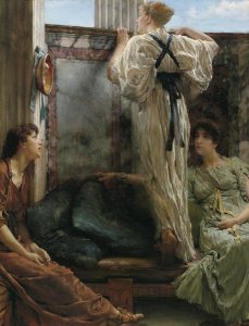 Sir Lawrence Alma-Tadema - Who Is It?, 1863