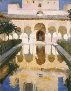 Joaquin Sorolla y Bastida - Hall of the Ambassadors, Alhambra, Granada