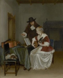 Gerard ter Borch - The Music Lesson