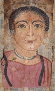 Unknown 2nd Century Romano-Egyptian Artisan - Mummy Portrait of a Woman