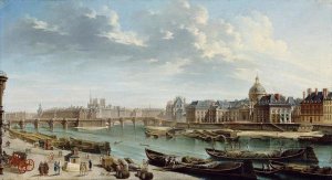 Jean-Baptiste Raguenet - A View of Paris with the Ile de la Cité