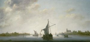 Aelbert Cuyp - A View of the Maas at Dordrecht