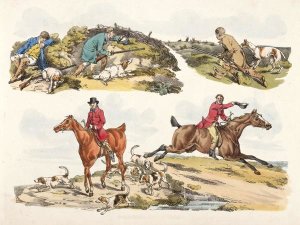 Henry Thomas Alken - Hare Hunting, 1817