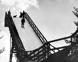 Arthur Rothstein - Ski Jump. Hanover, New Hampshire, 1936