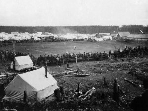 Laurence - Baseball game - Anchorage - July 4th 1915