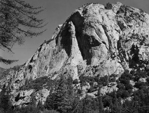 Ansel Adams - North Dome, Kings River Canyon,  proposed as a national park, California, 1936