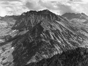 Ansel Adams - From Windy Point, Middle Fork, Kings River Canyon, proposed as a national park, California, 1936