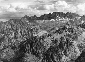 Ansel Adams - North Palisade from Windy Point, Kings River Canyon, proposed as a national park, California, 1936