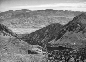 Ansel Adams - Owens Valley from Sawmill Pass, Kings River Canyon, proposed as a national park, California, 1936