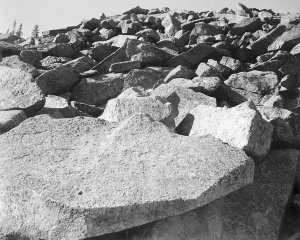 Ansel Adams - Moraine, Rocky Mountain National Park, Colorado, ca. 1941-1942