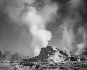 Ansel Adams - Castle Geyser Cove, Yellowstone National Park, Wyoming, ca. 1941-1942