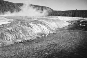 Ansel Adams - Firehold River, Yellowstone National Park, Wyoming, ca. 1941-1942