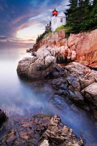 Mircea Costina - Sunset At Bass Harbor Lighthouse