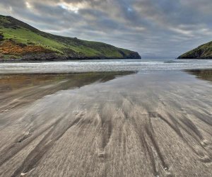 Colin Monteath - Sand patterns at dawn, Otanerito Beach, New Zealand