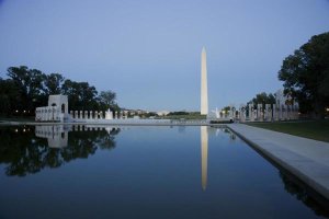 Carol Highsmith - Reflecting pool on the National Mall with the Washington Monument reflected, Washington, D.C.