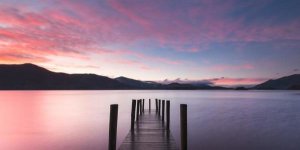 Anonymous - Twilight on lake, UK