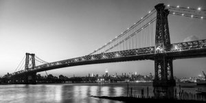 Michel Setboun - Queensboro Bridge and Manhattan from Brooklyn, NYC