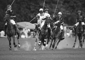 Anonymous - Polo players, New York