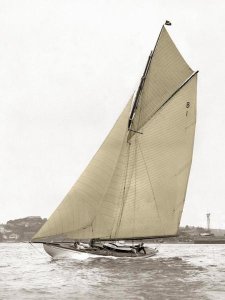 Anonymous - Victorian sloop on Sydney Harbour