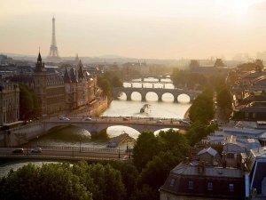 Michel Setboun - Bridges over the Seine river, Paris