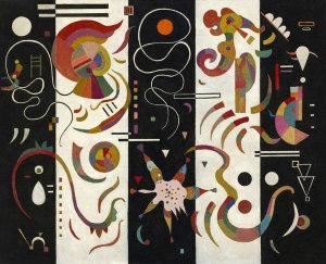 Wassily Kandinsky - Striped (Raye)