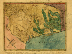 Stephen F. Austin - Mapa topografico de la provincia de Texas, ca 1822