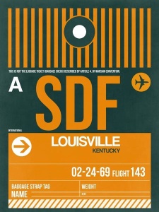 NAXART Studio - SDF Louisville Luggage Tag I