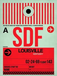 NAXART Studio - SDF Louisville Luggage Tag II