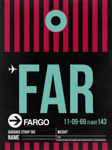 NAXART Studio - FAR Fargo Luggage Tag I