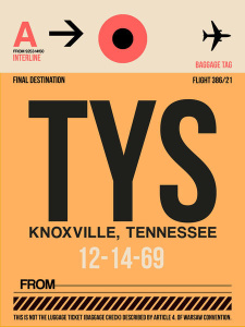 NAXART Studio - TYS Knoxville Luggage Tag I