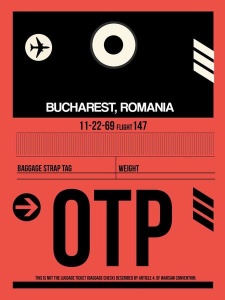 NAXART Studio - OTP Bucharest Luggage Tag I