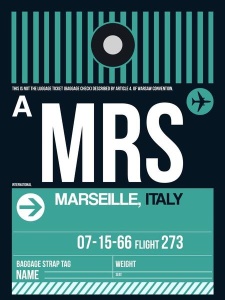 NAXART Studio - MRS Marseille Luggage Tag II