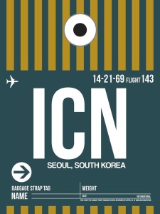 NAXART Studio - ICN Seoul Luggage Tag II