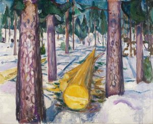 Edvard Munch - The Yellow Log, 1912